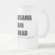 Tasse morte de poubelle d'Osama