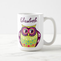 Tasse nommée faite sur commande originale colorée 