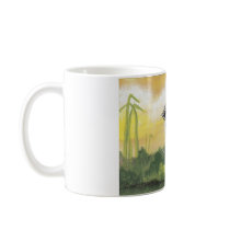 Tasse paisible d'étranger d'été