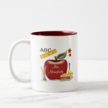 Tasse personnalisée de professeur