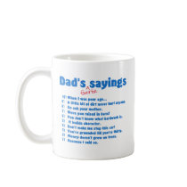 Tasse préférée d'énonciations de papas