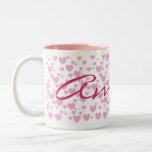 Tasse rose d'Amore d'amour de coeurs