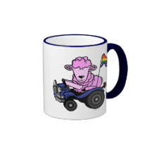 Tasse rose des moutons 08