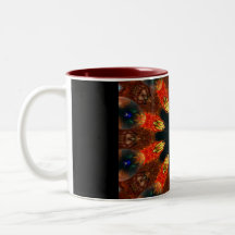 tasse rouge trippy