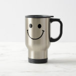 Tasse souriante de voyage de visage 15 onces