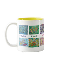Tasse, tasse, ou Stein de collage d'ange d'amour d
