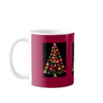 Tasse triple d'arbre de Noël de bijou