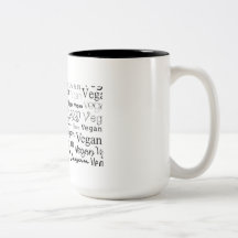 tasse, végétalien