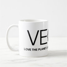 TASSE VÉGÉTALIENNE D'AMOUR