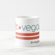 Tasse végétalienne de drapeau de C.C