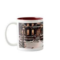 Tasse victorienne de fête de Noël