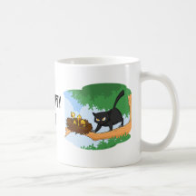 Tasse vilaine noire du chat 1