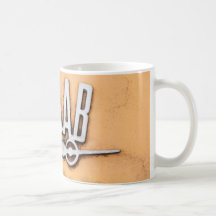 Tasse vintage de logo de SAAB