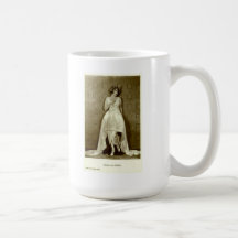 Tasse vintage de portrait des années 1920 de Corin