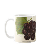 Tasse vintage de raisins