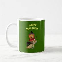 Tasse vintage de sorcière de Pumpkinhead