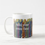 Tasses de café de conception de librairie