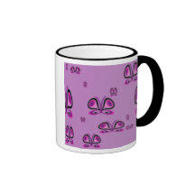 TASSES DE CAFÉ DE PAPILLON - CONCEPTIONS DE CUISIN