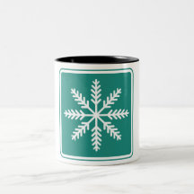 tasses de flocon de neige