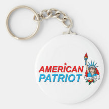 Tatouage américain de liberté de patriote porte-clef