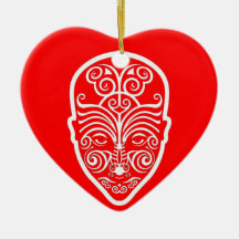 Tatouage maori VARIABLE de visage d'OPUS Décorations Pour Sapins De Noël