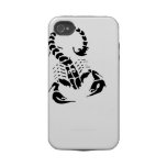 Tatouage tribal d'horoscope de zodiaque de Scorpio Étuis Tough Iphone 4