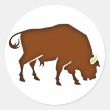Taureau bull adhésif