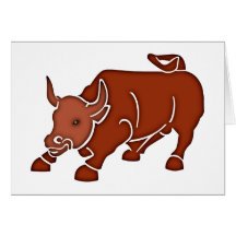 Taureau bull cartes