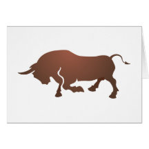 Taureau bull cartes