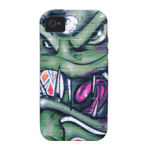 Taurian - de Kwade Kunst Graffiti van de verf van  iPhone 4/4S Cover