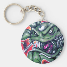 Taurian - de Kwade Kunst Graffiti van de verf van  Sleutelhangers