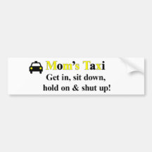 Taxi de mamans adhésif pour voiture