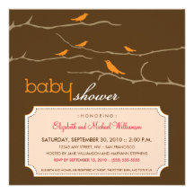 {Tba} Bip ! Bip ! Invitation de baby shower (orang