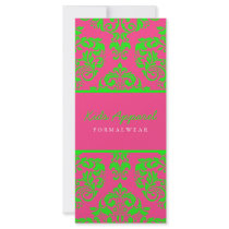 <TBA WINNER> Framboise et chaux Double Carte Personnalisée