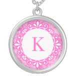 <TBA WINNER>Mooie Bloei in Roze Gepersonaliseerde Ketting