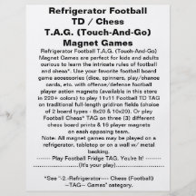 TD van het Football van de ijskast het Spel van de Folder