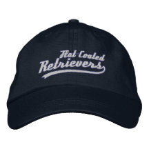 Team vlak-Met een laag bedekt Retrievers Geborduur Geborduurde Baseball Cap