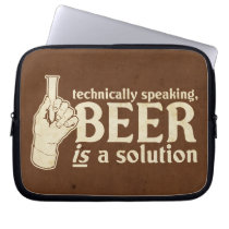techniquement parlant, la bière est une solution housses pour ordinateur portable
