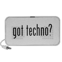 techno obtenue ? haut-parleurs iPod