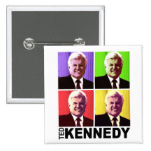 Ted Kennedy - bouton d'art de bruit Badges Avec Agrafe
