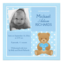 Teddybeer "het " s kaart van de een jongens de" aa