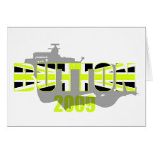 Tee - shirt et cadeaux du bouton 2009 de style de  carte de vœux