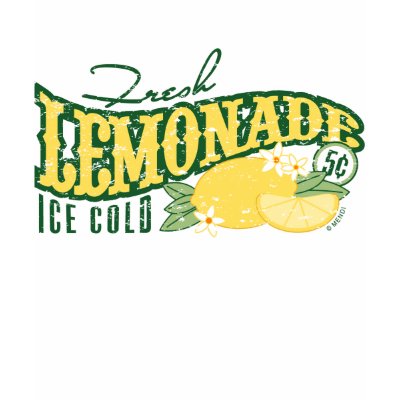 Tee - shirt frais de signe de limonade par MendiSue
