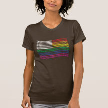 Tee - shirt graphique gai - FEMMES de drapeau de f T-shirts