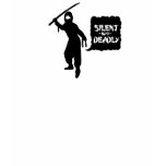 Tee-shirt silencieux mais mortel de Ninja de pet