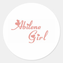 Tee - shirts de fille d'Abilene Adhésifs
