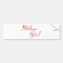Tee - shirts de fille d'Abilene Autocollants Pour Voiture