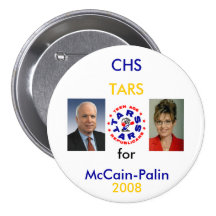 TEER voor mcCain-Palin Speld Buttons