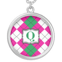 Tegenhanger de Met monogram van de Juwelen van Arg Sieraden