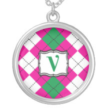 Tegenhanger de Met monogram van de Juwelen van Arg Hangertje
